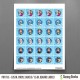 Frozen Birthday 1.25 in. Circle Labels